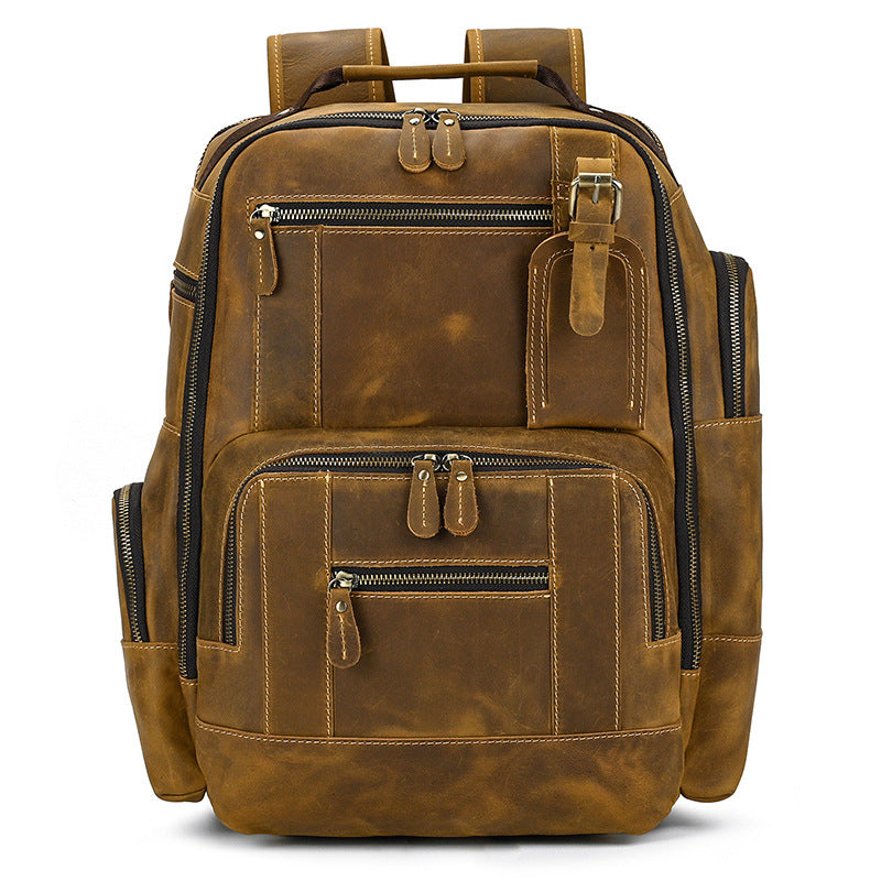 Vintage Leather Backpack for Men | SEATTLE