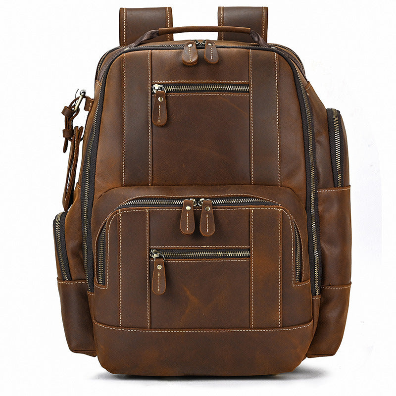 Vintage Leather Backpack for Men | SEATTLE