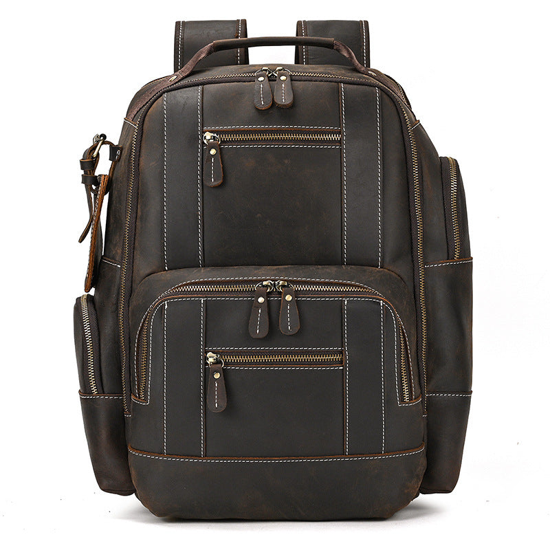 Vintage Leather Backpack for Men | SEATTLE