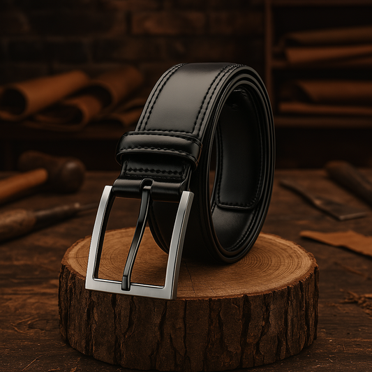 Leather Belt Classic Black (Bestseller)