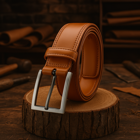 Leather Belt Classic light brown